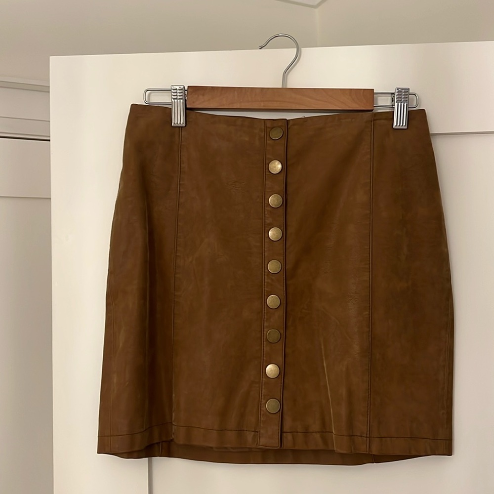 Faux suede Skirt